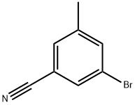 3-溴-5-甲基苯腈 结构式