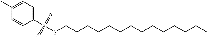 N-tetradecyl-p-toluenesulphonamide  结构式