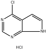 6-CHLORO-7-DEAZAPURINE HYDROCHLORIDE 结构式