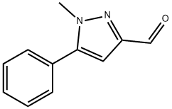 1-METHYL-5-PHENYL-1H-PYRAZOLE-3-CARBALDEHYDE 结构式