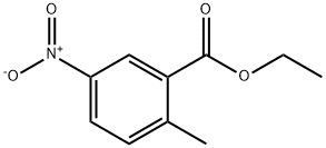 2-METHYL-5-NITROBENZOIC ACID ETHYL ESTER 结构式