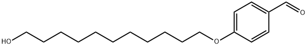 4-(11-羟基十一烷氧基)苯甲醛 结构式