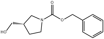 (S)-1-CBZ-3-羟甲基吡咯烷 结构式