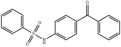 BENZENESULFONAMIDE, N-(4-BENZOYLPHENYL)- 结构式