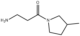 3-aMino-1-(3-Methyl-1-pyrrolidinyl)-1-Propanone 结构式