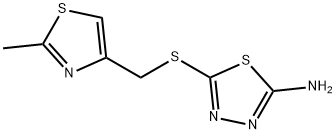 5-(((2-甲基噻唑-4-基)甲基)硫代)-1,3,4-噻二唑-2(3H)-亚胺 结构式