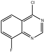 4-氯-8-氟喹唑啉 结构式