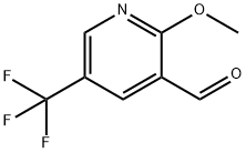 2-甲氧基-5-(三氟甲基)烟醛 结构式