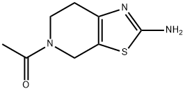 1-(2-AMINO-6,7-DIHYDRO-4H-THIAZOLO[5,4-C]PYRIDIN-5-YL)-ETHANONE 结构式
