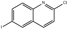 2-氯-6-碘喹啉 结构式
