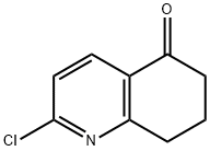 2-氯-7,8-二氢-6H-喹啉-5-酮 结构式