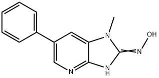 2-hydroxyamino-1-methyl-6-phenylimidazo(4,5-b)pyridine 结构式