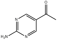 2-氨基-5-乙酰基嘧啶 结构式