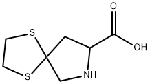 (S)-1,4-DITHIA-7-AZASPIRO[4.4]NONANE-8-CARBOXYLIC ACID 结构式