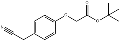 tert-Butyl 2-[4-(cyanoMethyl)phenoxy]acetate 结构式