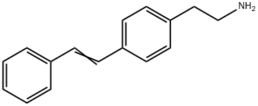 2-(4-苯乙烯基苯基)-乙胺 结构式