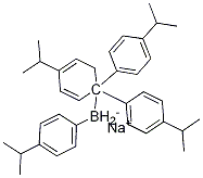 Borate(1-), tetrakis[4-(1-Methylethyl)phenyl]-,sodiuM (1:1) 结构式