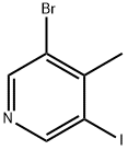 3-BROMO-5-IODO-4-METHYLPYRIDINE 结构式