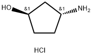 反式-3-氨基环戊醇盐酸盐 结构式