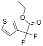 2,2-二氟-2-(噻吩-3-基)乙酸乙酯 结构式