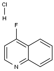 4-氟喹啉盐酸盐 结构式