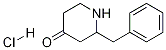 2-苄基哌啶-4-酮盐酸盐 结构式