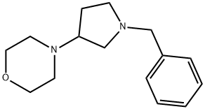 N-苄基-4-(3-吡咯烷基)吗啉 结构式