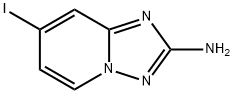 7-iodo-[1,2,4]triazolo[1,5-a]pyridin-2-amine 结构式