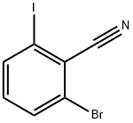 2-溴-6-碘苯腈 结构式