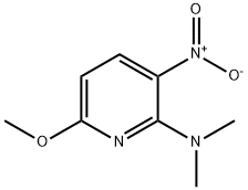 二甲氨基-3-硝基-6-甲氧基吡啶 结构式