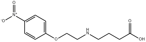 4-((2-(4-硝基苯氧基)乙基)氨基)丁酸 结构式