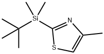 2-(tert-ButyldiMethylsilyl)-4-Methylthiazole 结构式