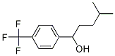 4-甲基-1-(4-(三氟甲基)苯基)戊-1-醇 结构式