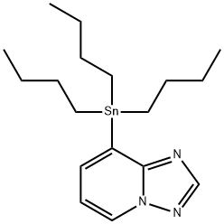 8-(三丁基甲锡烷基)-[1,2,4]三唑并[1,5-A]吡啶 结构式