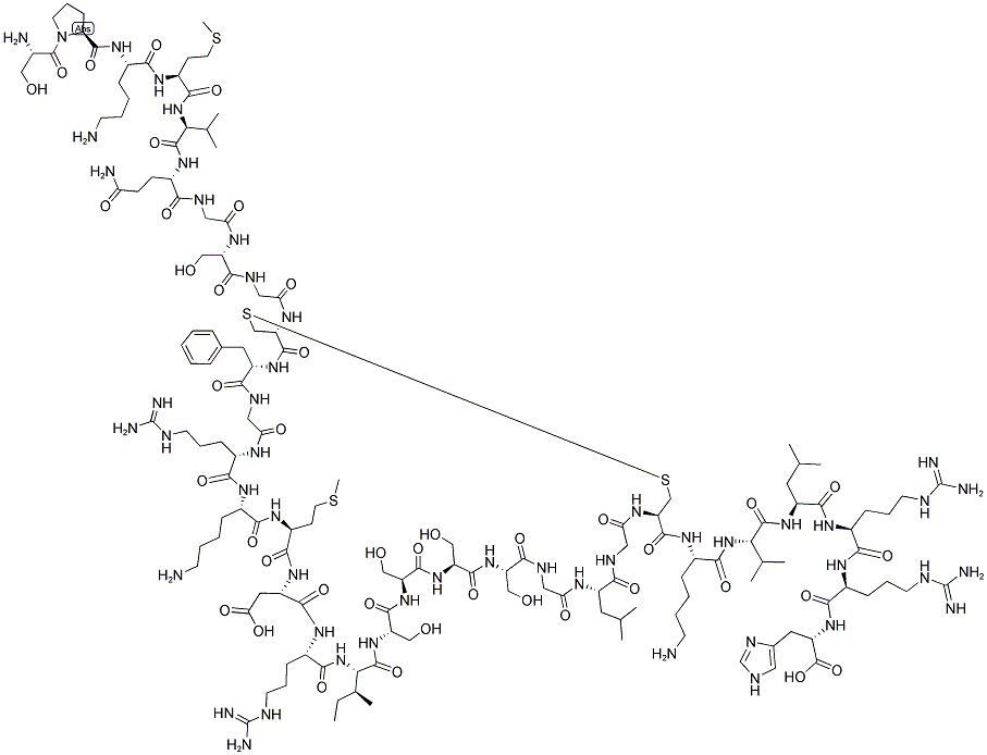奈西利肽 结构式