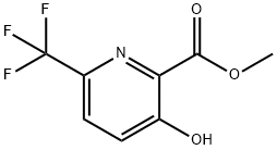 3-羟基-6-三氟甲基吡啶-2-甲酸甲酯 结构式