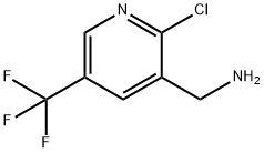 2-氯-3-氨甲基-5-三氟甲基吡啶 结构式