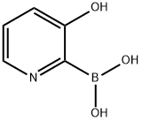 (3-羟基吡啶-2-基)硼酸 结构式