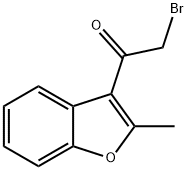 2-Bromo-1-(2-methyl-benzofuran-3-yl)-ethanone 结构式
