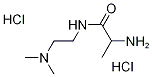 2-氨基-N-[2-(二甲氨基)乙基]丙酰胺二盐酸盐 结构式