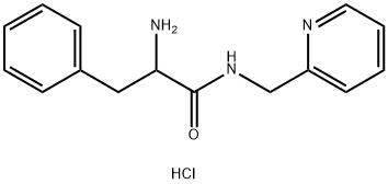 2-Amino-3-phenyl-N-(2-pyridinylmethyl)propanamidehydrochloride 结构式