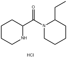 (2-Ethyl-1-piperidinyl)(2-piperidinyl)methanonehydrochloride 结构式