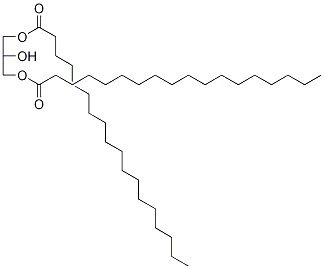 Glyceryl 1,3-Distearate-d5 结构式