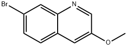 7-溴-3-甲氧基喹啉 结构式