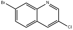 7-溴-3-氯喹啉 结构式