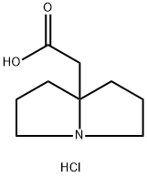 双稠吡咯啶-9-盐酸盐 结构式