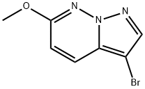 3-溴-6-甲氧基吡唑并[1,5-B]哒嗪 结构式