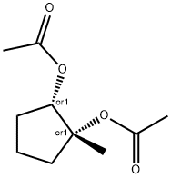 1,2-Cyclopentanediol,1-methyl-,diacetate,cis-(9CI) 结构式