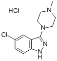 1H-Indazole, 5-chloro-3-(4-methyl-1-piperazinyl)-, monohydrochloride 结构式