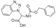 (苯并三唑-1-基)(苄氧羰基氨基)乙酸 结构式